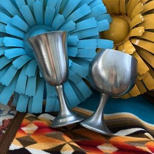 PEWTER CHALICES OF YESTERYEAR-PREISNER #2038 & 1-unbranded